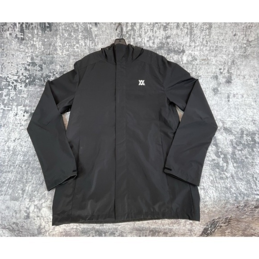 Dixxon Men LT‎ Black Windbreaker Tech Jacket Waterproof Shell Hypebeast Gorpcore